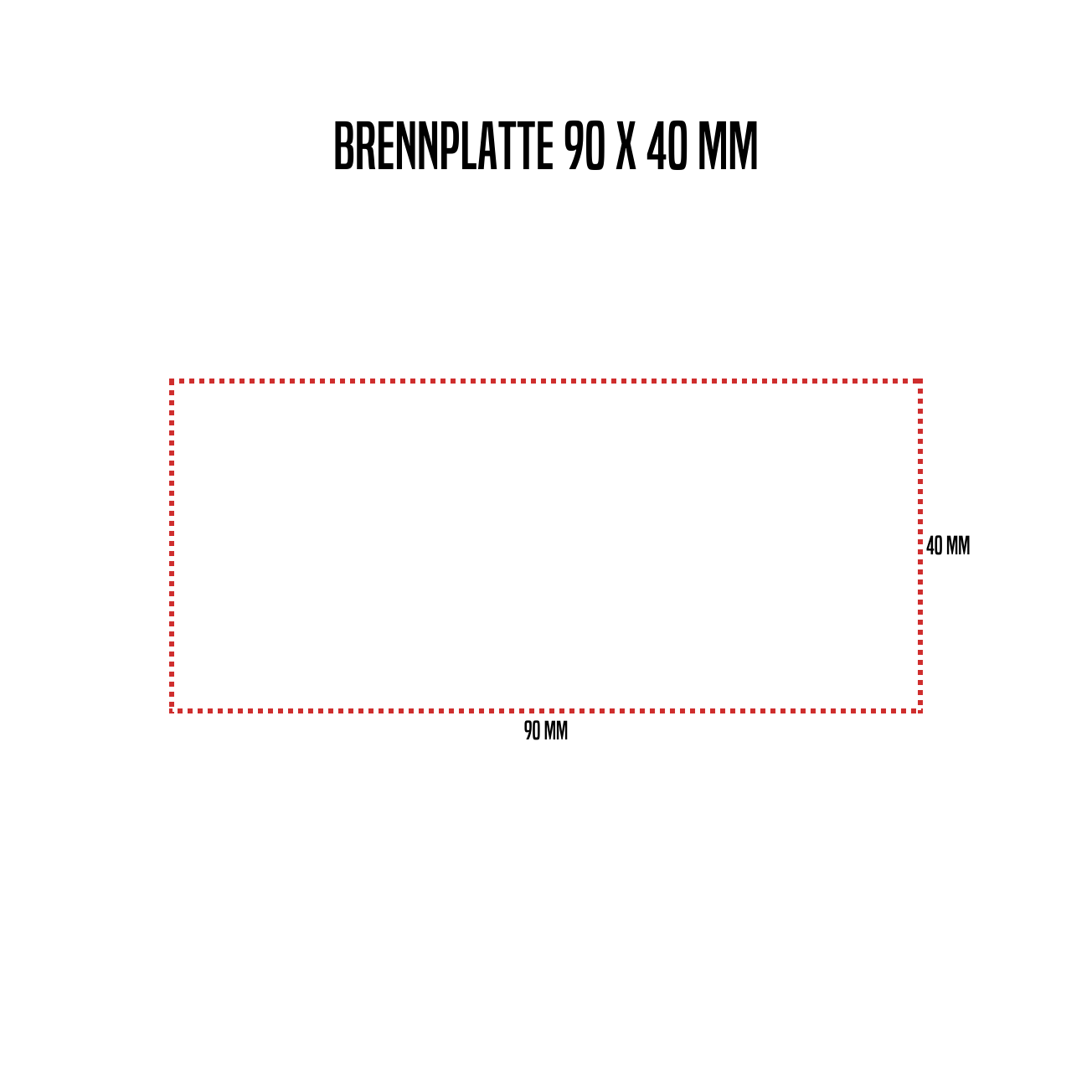 Plaque de combustion ALK avec gravure