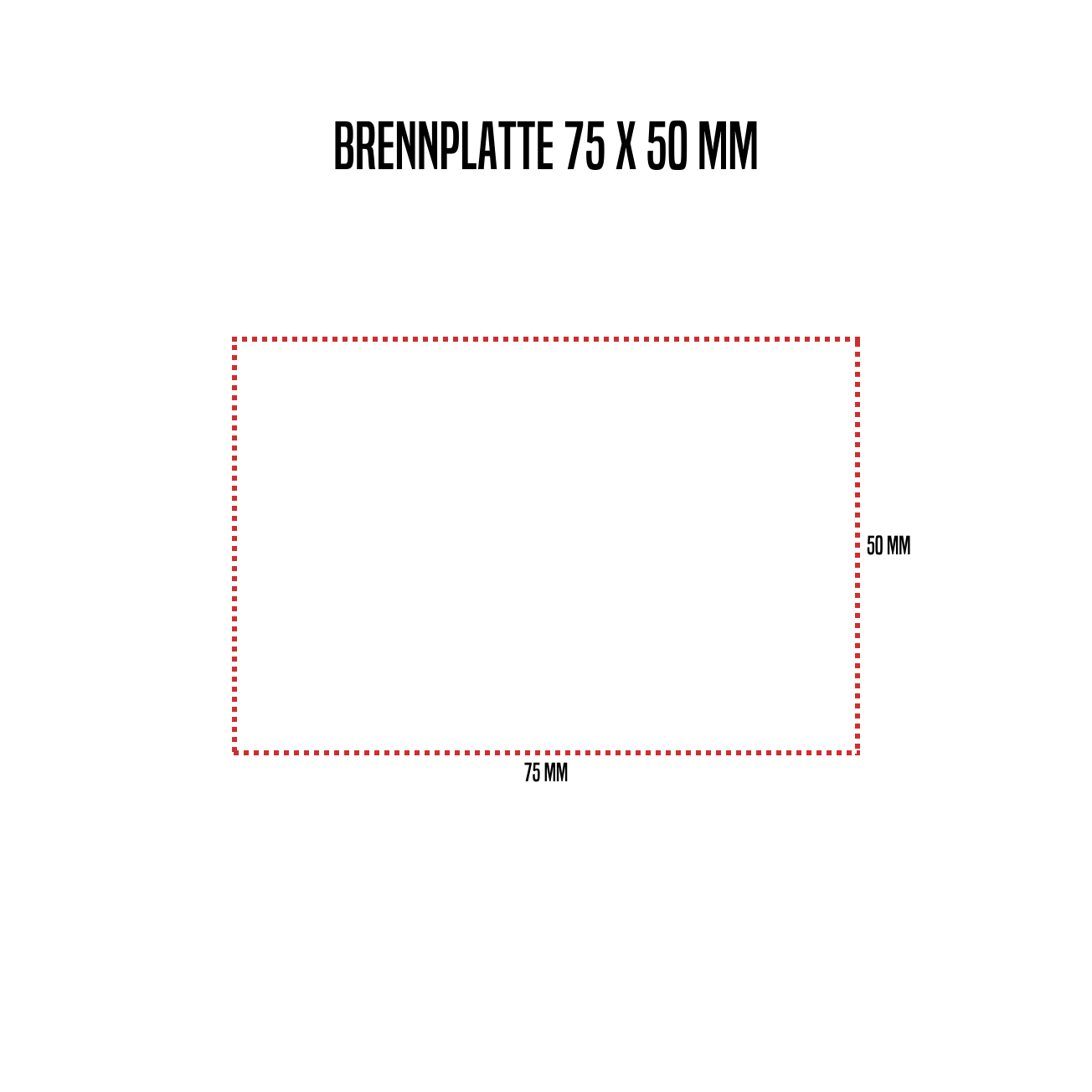 Plaque de combustion ALK avec gravure