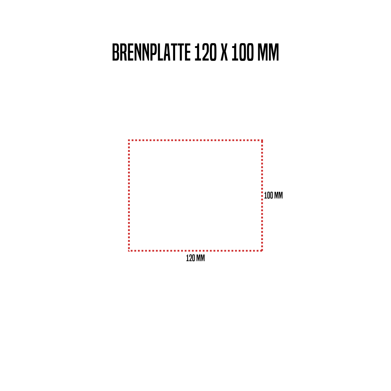 Plaque de combustion HLP avec gravure