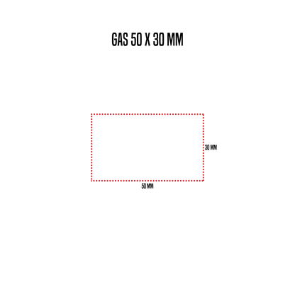 Gas branding iron including engraving (brass) 