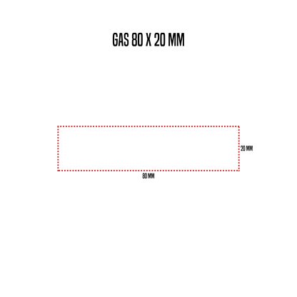 Gas branding iron including engraving (brass) 